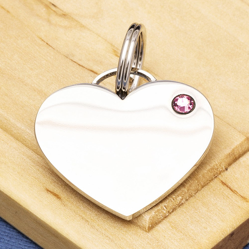 Heart Shaped Pet Tags