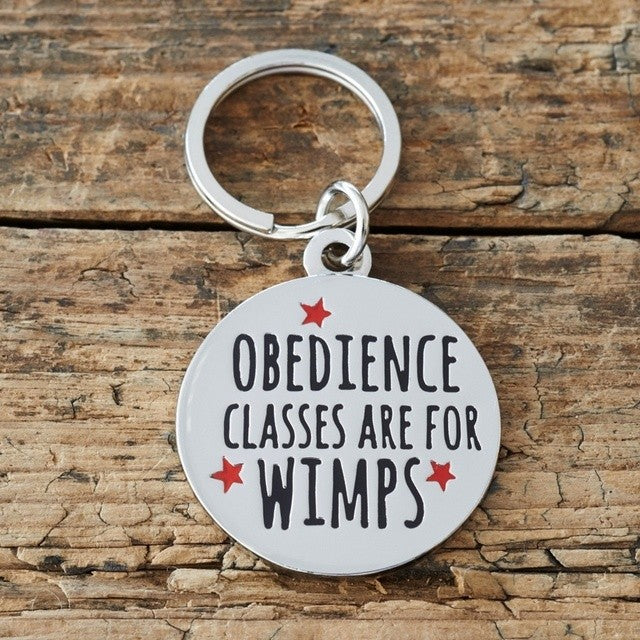 Obedience Classes For Wimps Pet Tag