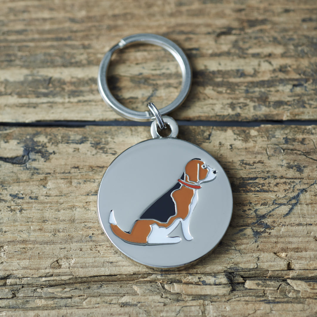 Beagle Dog ID Tag