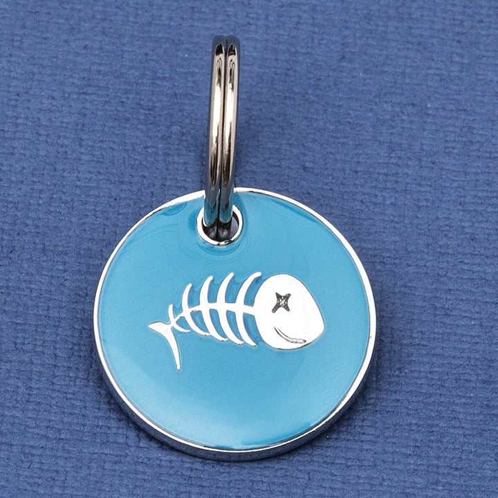 Fish Cat ID Tag Aqua