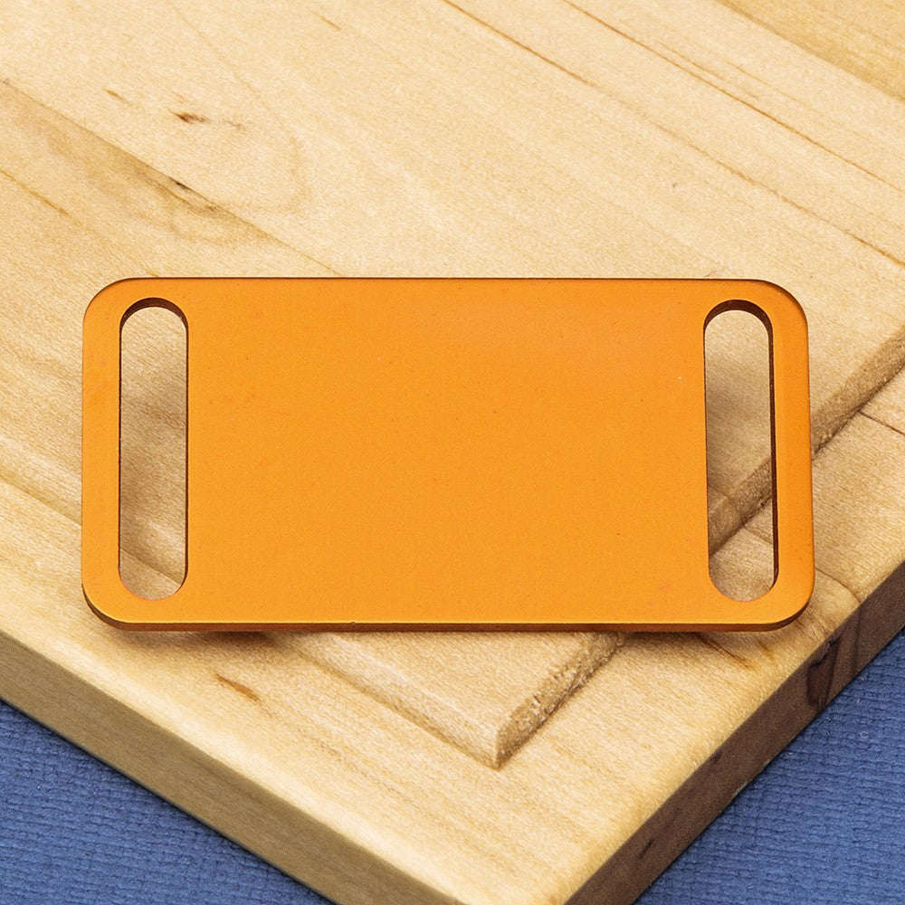 Easy Fit Coloured Aluminium Agility Dog Tag – Small Size (Fits collars up to 17mm wide)