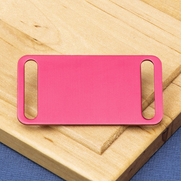 Easy Fit Coloured Aluminium Agility Dog Tag – Small Size (Fits collars up to 17mm wide)