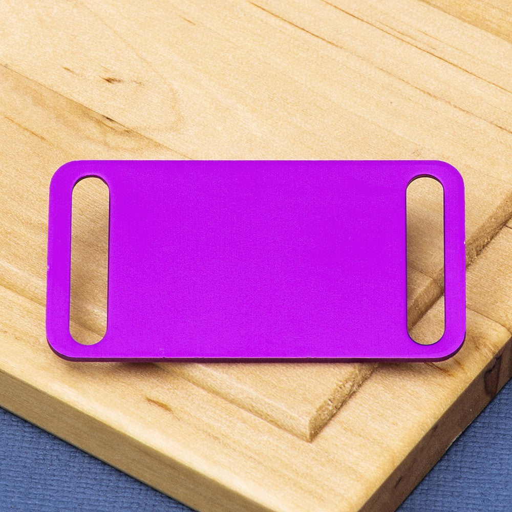 Easy Fit Coloured Aluminium Agility Dog Tag – Small Size (Fits collars up to 17mm wide)