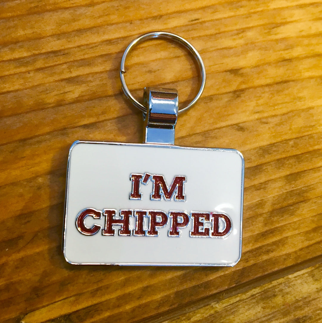 I'm Chipped Dog Id Tag