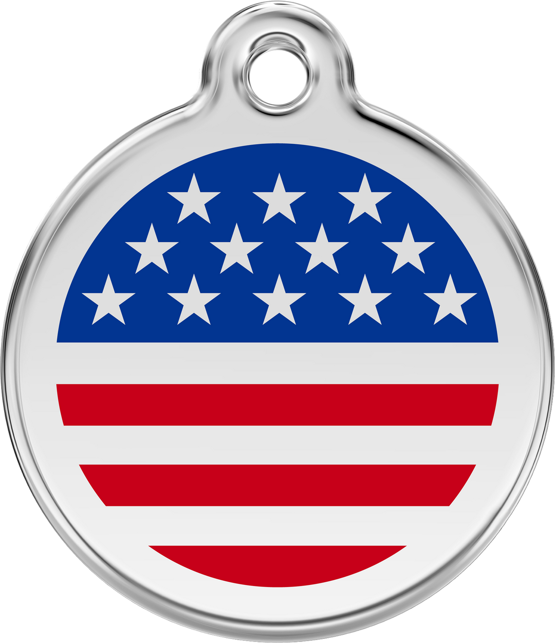 U.S.A. Flag Pet Tag
