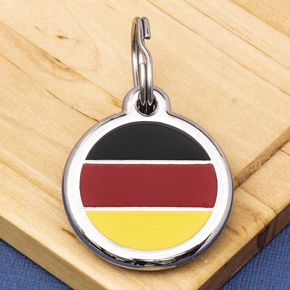 German Flag Pet ID Tag