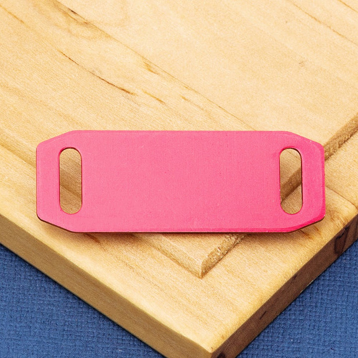 Easy Fit Coloured Aluminium Agility Dog Tag – Extra Extra Small (Fits collars up to 10mm wide)