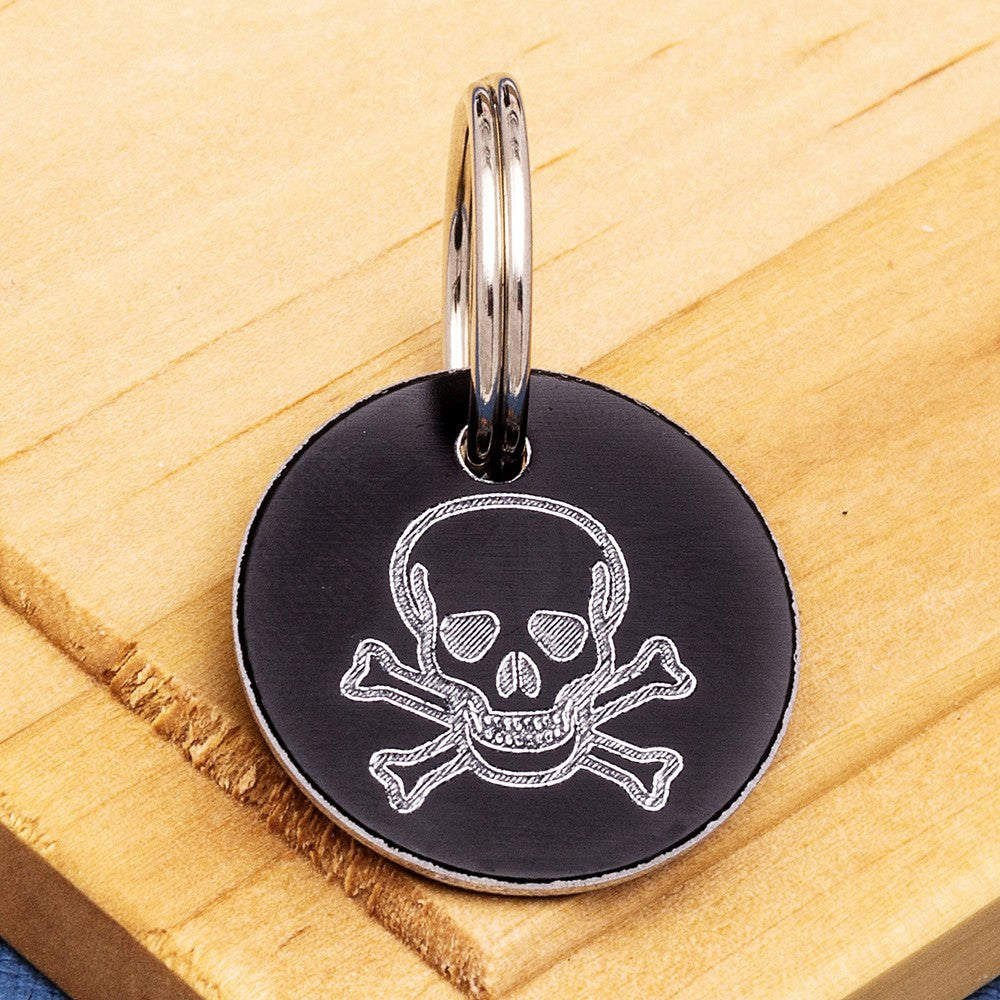 Skull Pet Id Tag