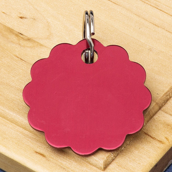 Cloud Edged Pet ID Tag - Small Size (25mm wide)