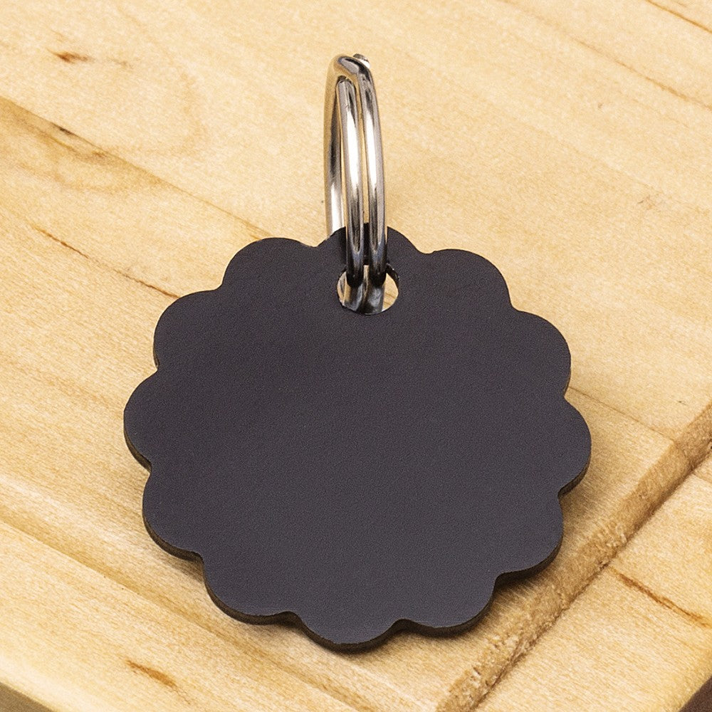 Cloud Edged Pet ID Tag - Small Size (25mm wide)