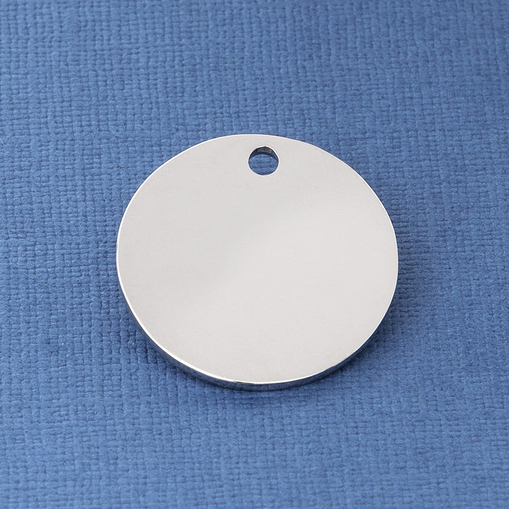 30 mm Nickel Pet Id Tag