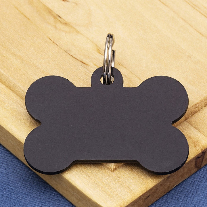 'Security' Bone Shaped Funny Dog ID Tag – Choice Of Size & Colour