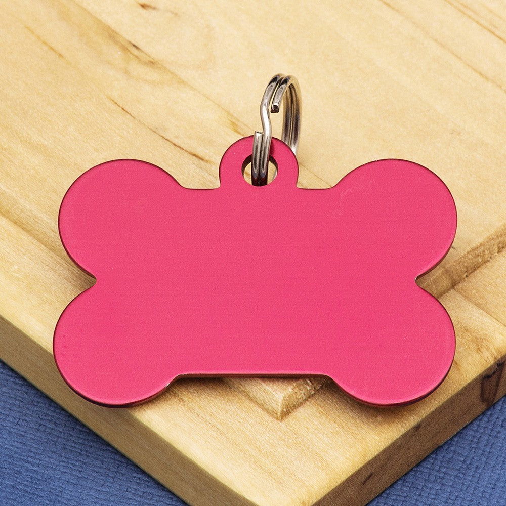 'Oh Bugger I'm Lost' Funny Bone Shaped Dog ID Tag – Choice Of Size & Colour