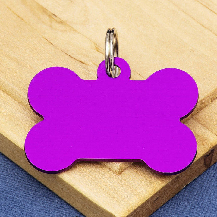 'It Wasn't Me...' Bone Shaped Funny Dog ID Tag – Choice Of Size & Colour