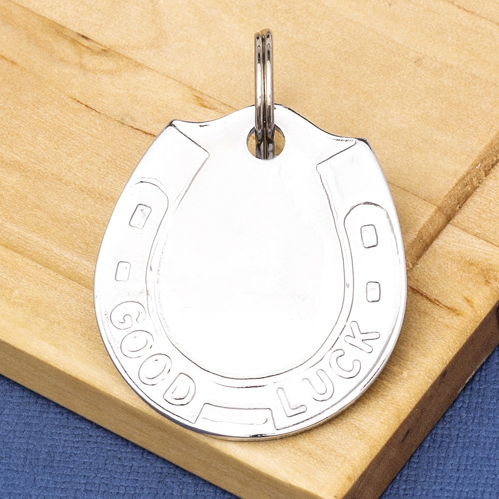 Lucky Horse Shoe Pet ID Tag