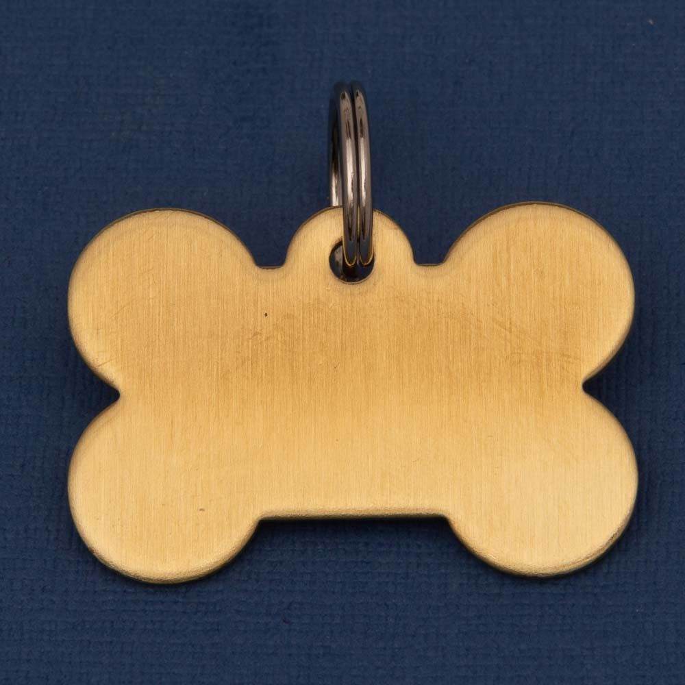 Premium Brass Pet Id Tag Small