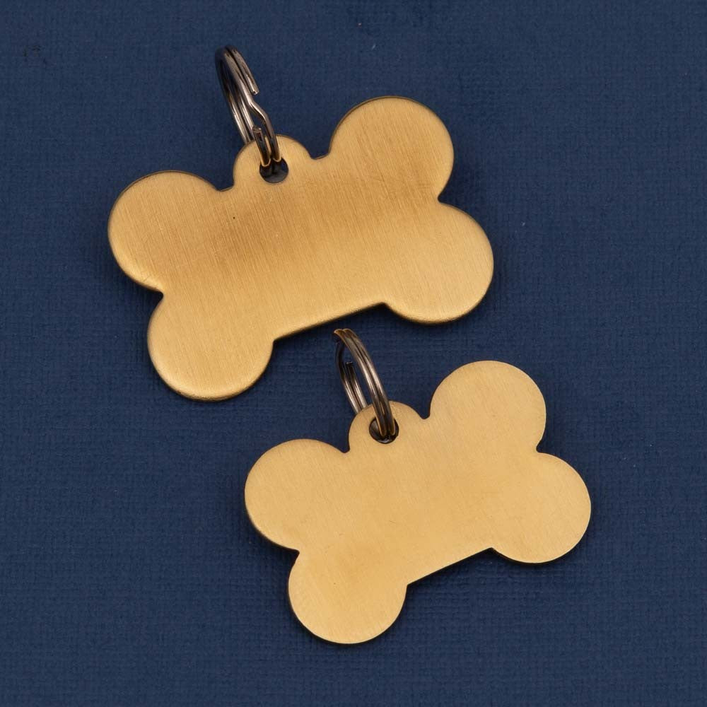 Premium Brass Pet Id Tag Small