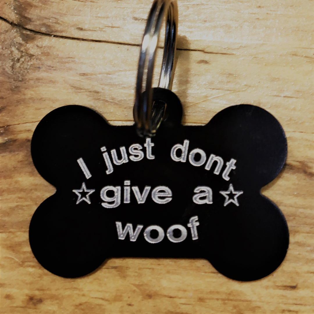 Don't Give a Woof Pet Tag