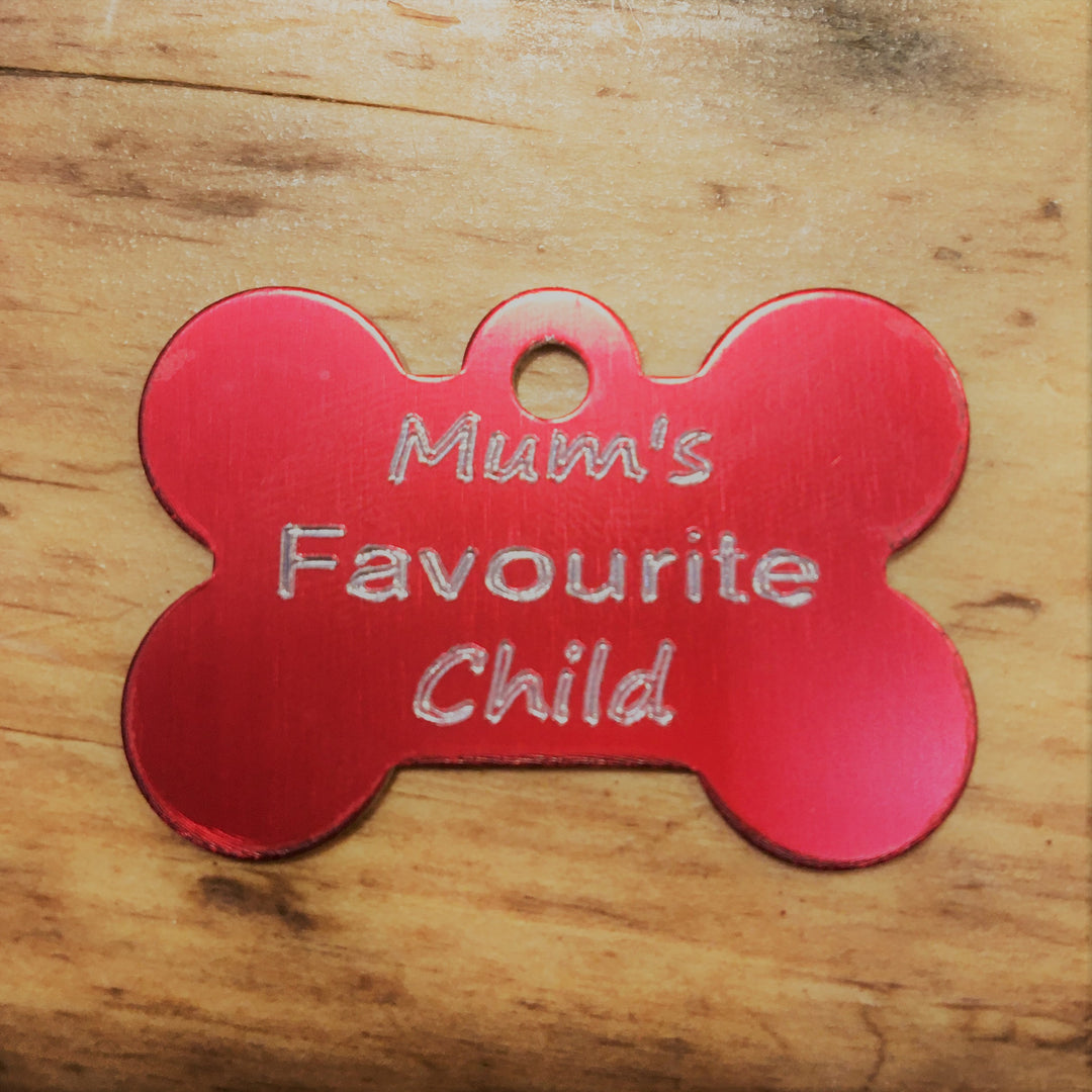 Mums Favourite Child Pet ID Tag