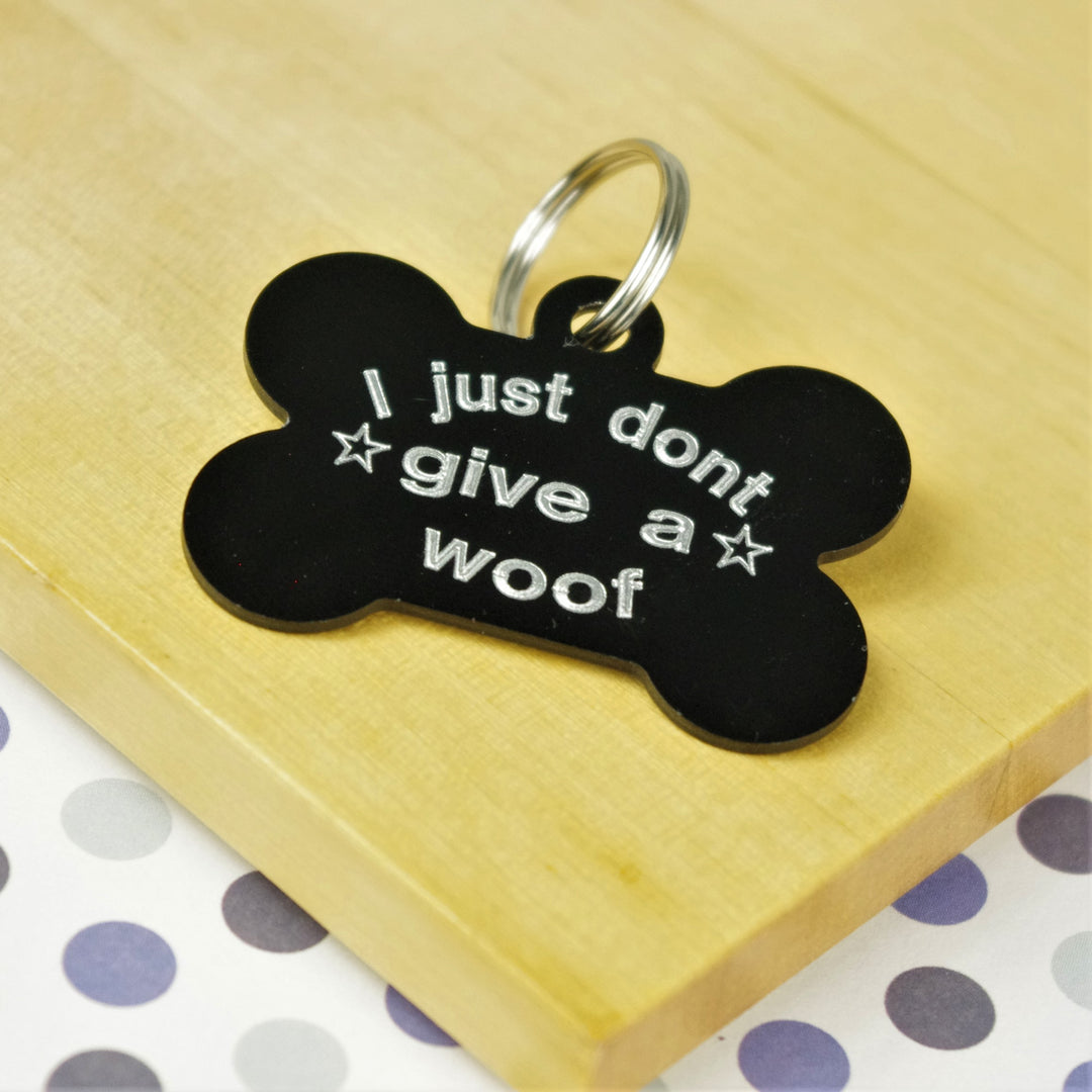 Don't Give a Woof Pet Tag