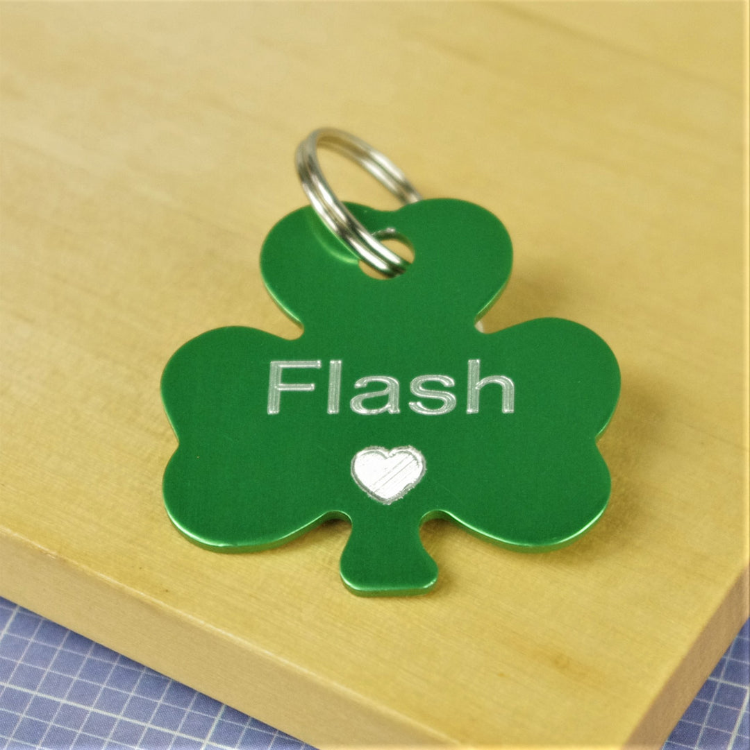 Equestrian Bridle Tack Tag Shamrock