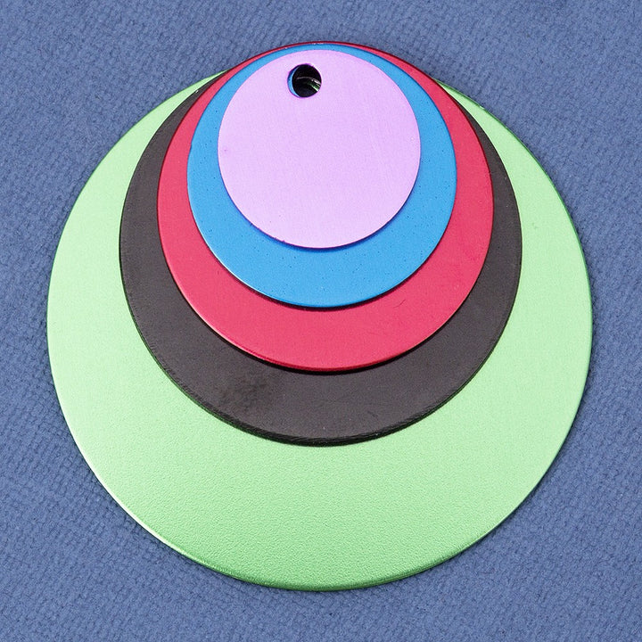 32mm Engraved Numbered Tag Alumnium