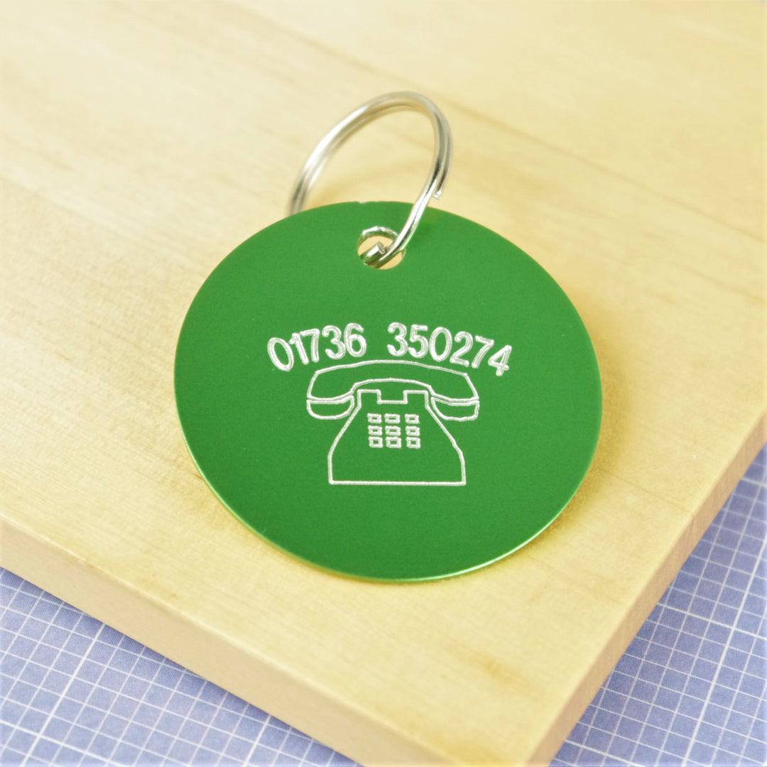 Telephone Number Pet Tag