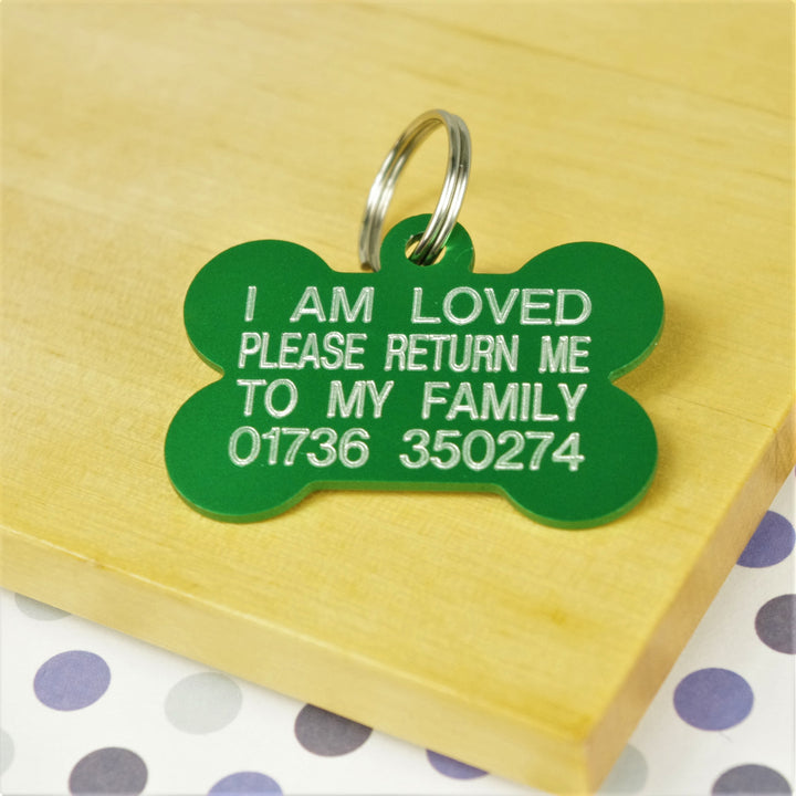 I Am Loved Pet Tag