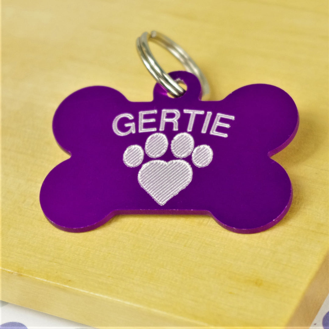 Personalised Bone Pet Tag