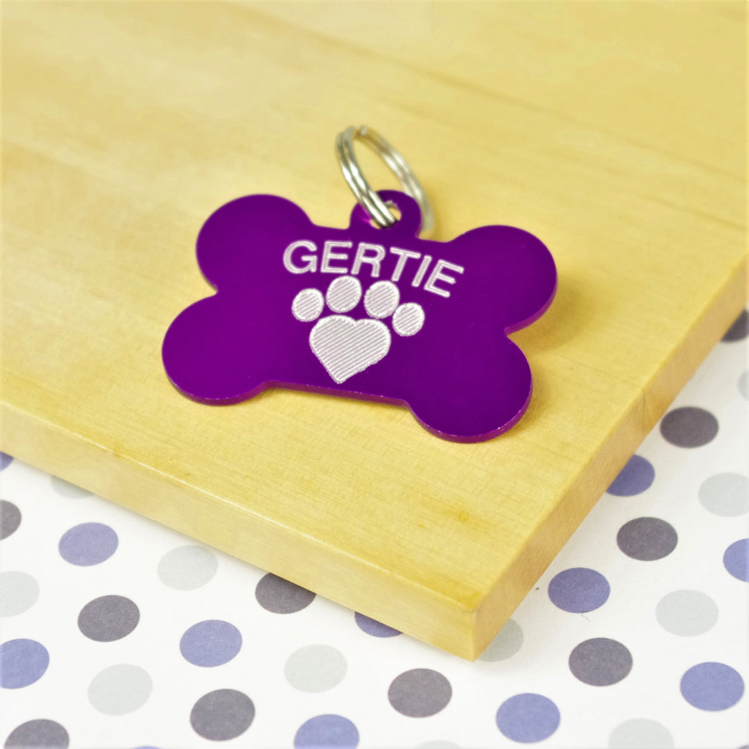 Personalised Bone Pet Tag