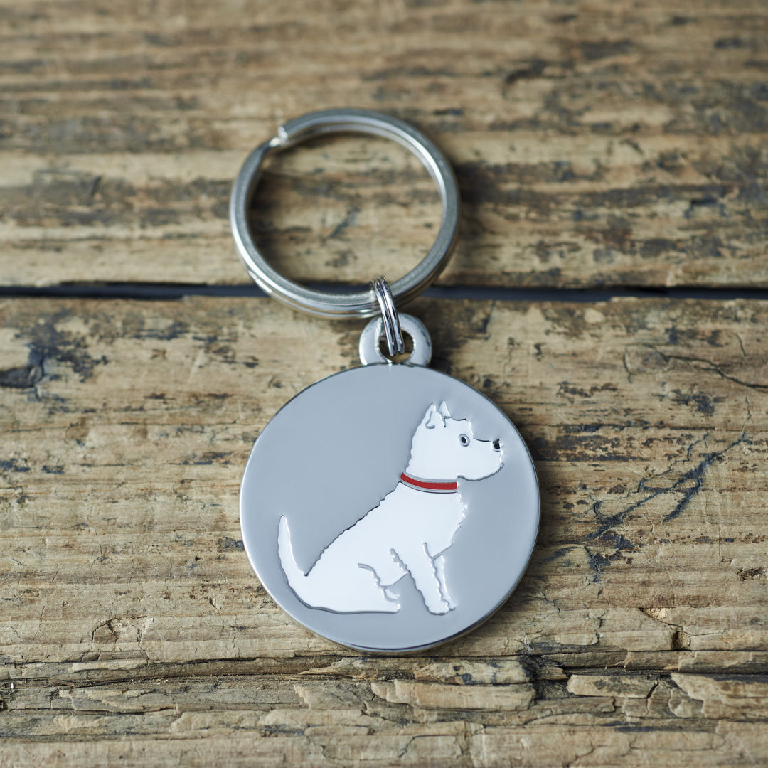 Westie Dog ID Tag
