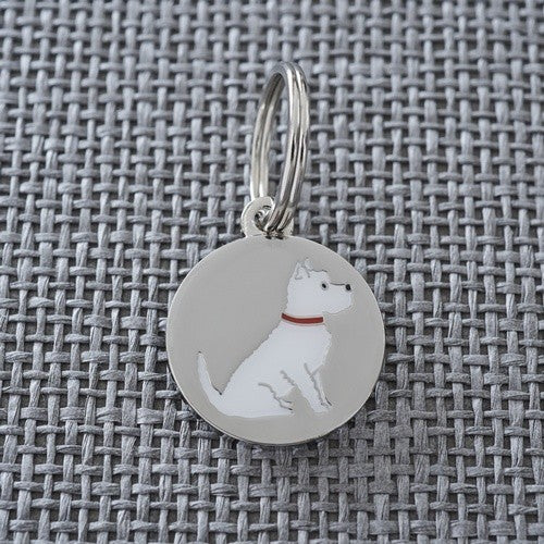 Westie Dog ID Tag