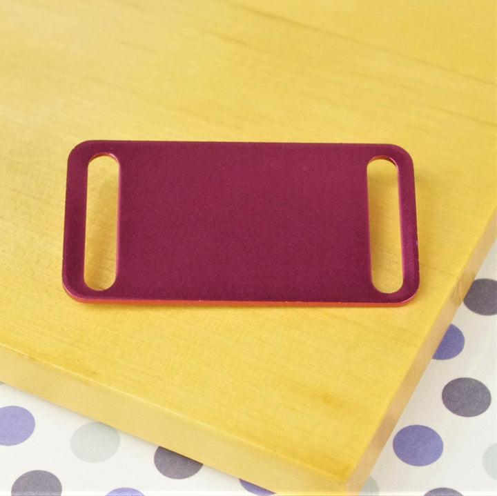 Easy Fit Coloured Aluminium Agility Dog Tag – Small Size (Fits collars up to 17mm wide)