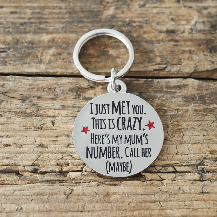 I Just Met You This is Crazy Pet Tag