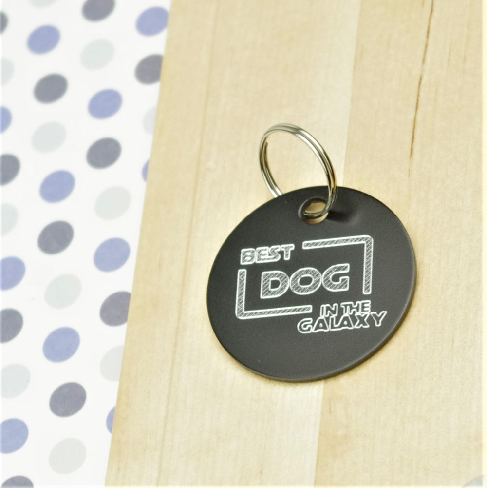 Best Dog in the Galaxy Pet Id Tag