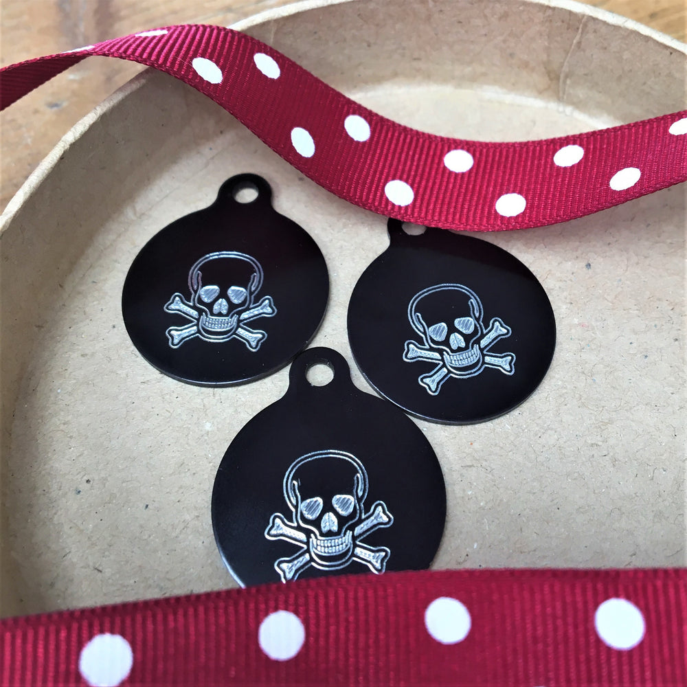 Skull Pet Id Tag