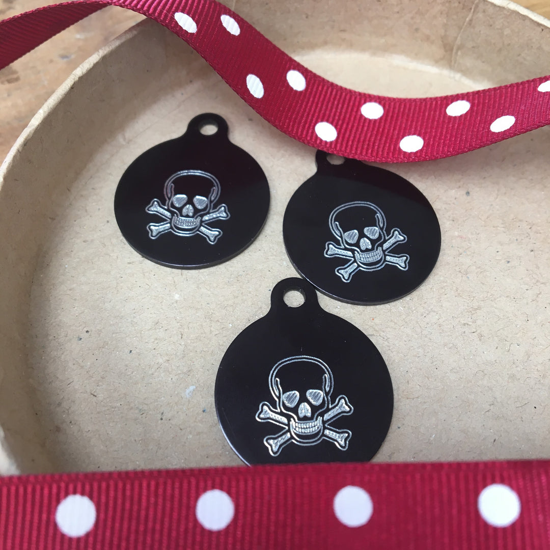 Skull Pet Id Tag