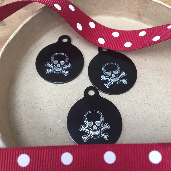 Skull Pet Id Tag