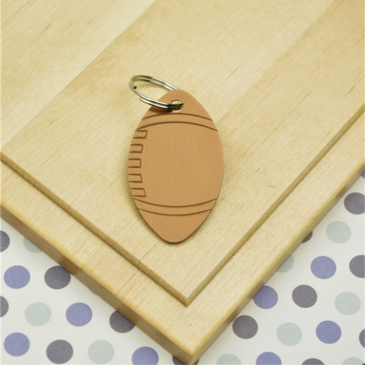 Rugby Dog ID Tag Brown