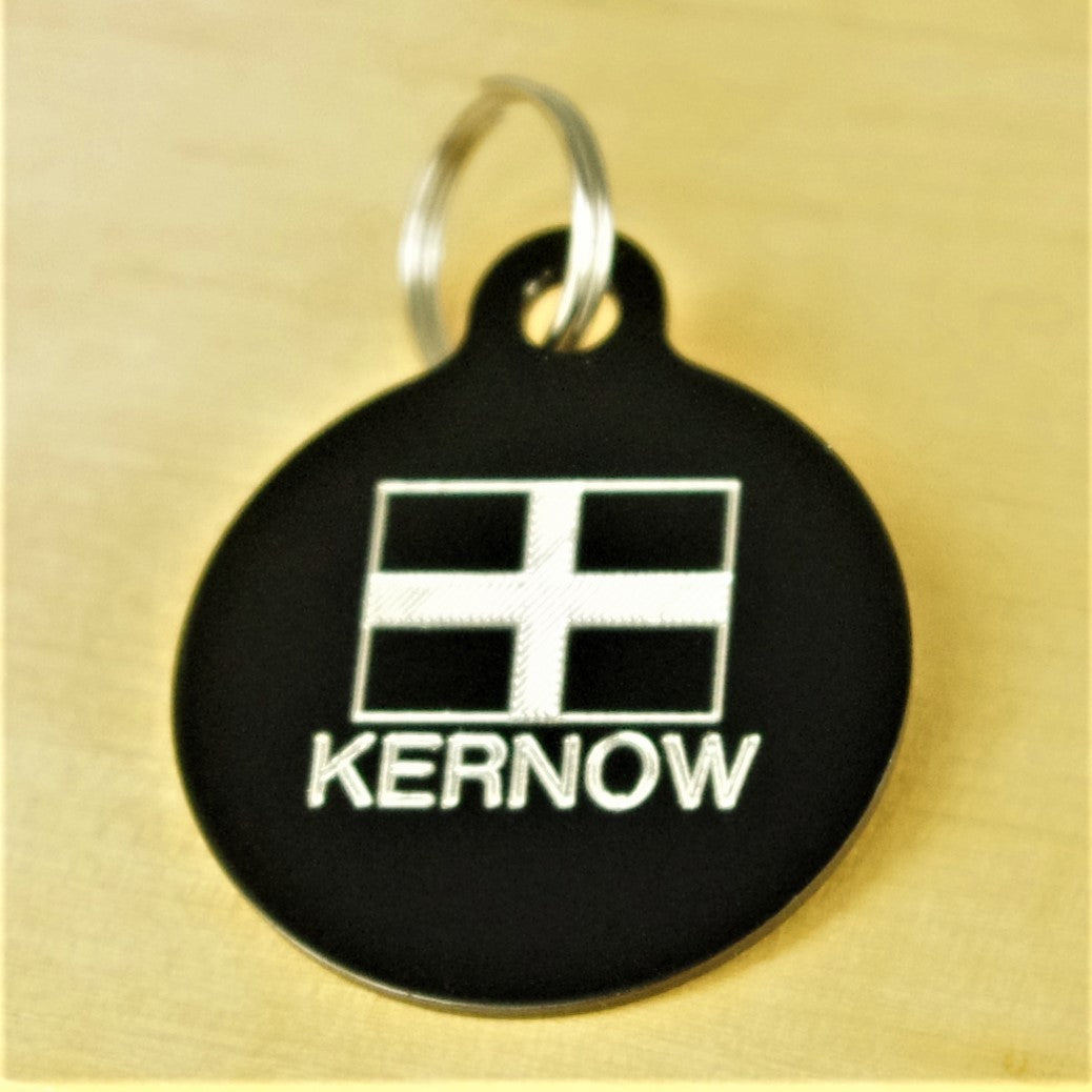 Kernow Cornish Flag Pet Id Tag