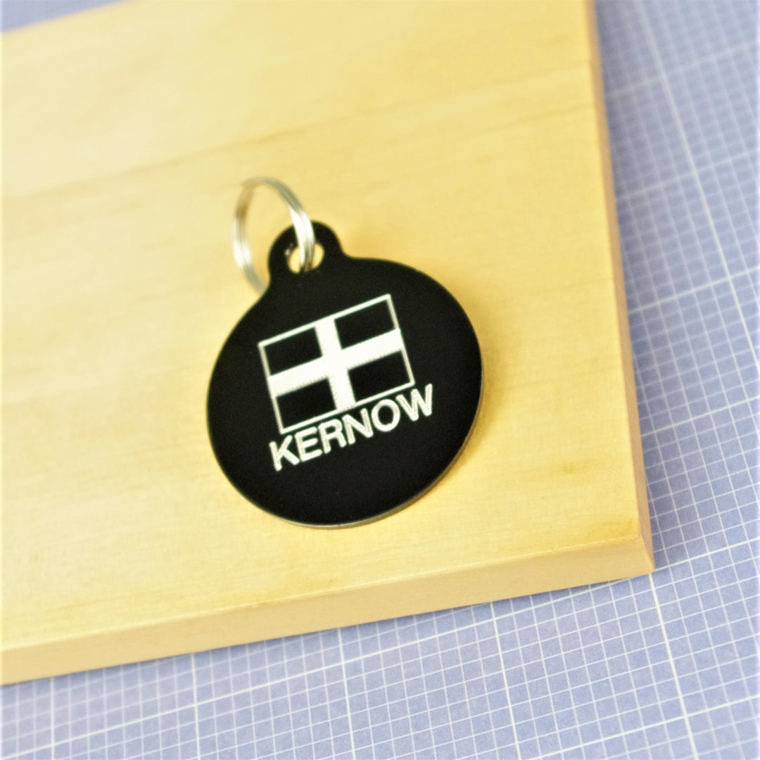 Kernow Cornish Flag Pet Id Tag