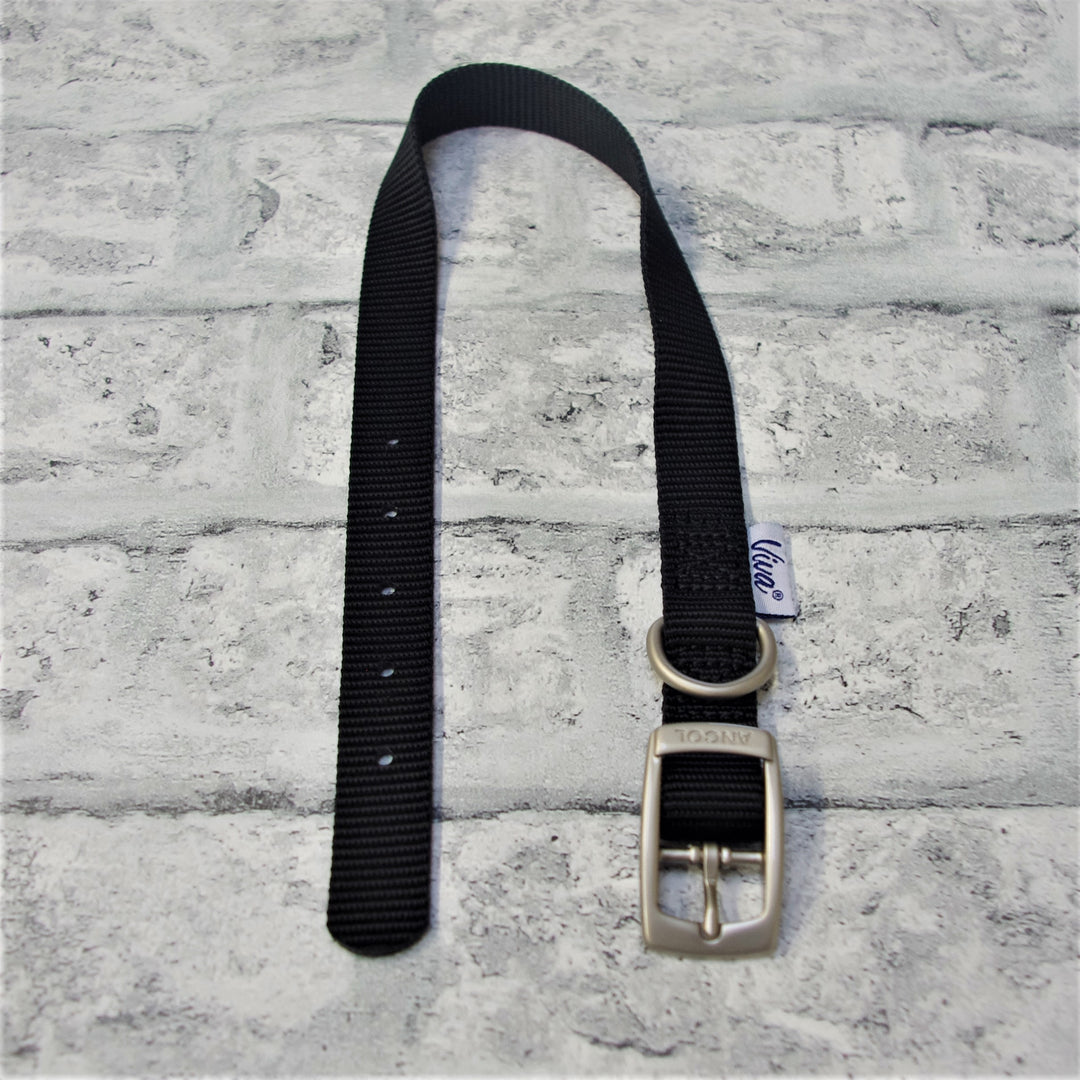 Black Buckle Collar