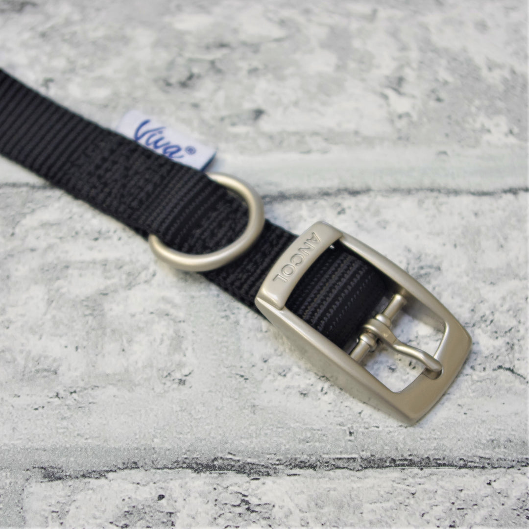 Black Buckle Collar
