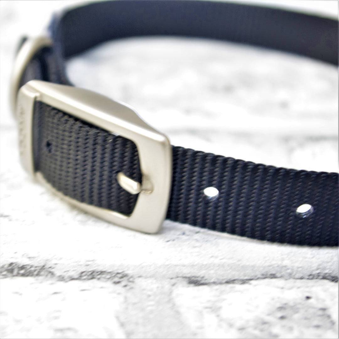 Black Buckle Collar