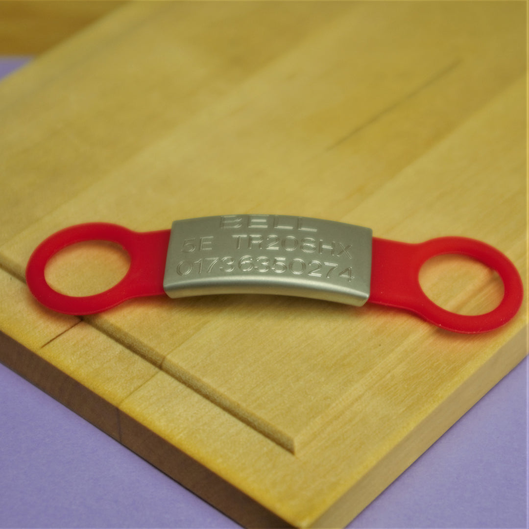 Silent Silicone Coloured Agility Pet Tag – Extra Small (Fits collars up to 13mm wide)