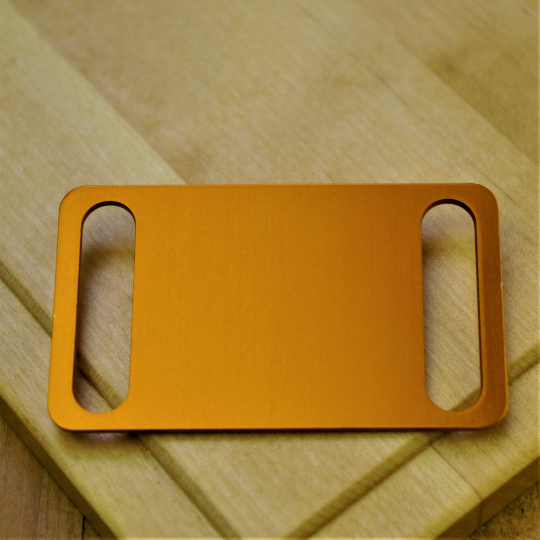Easy Fit Coloured Aluminium Agility Dog Tag – Large Size (Fits collars up to 24mm wide)