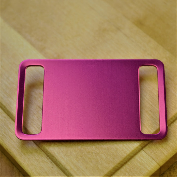 Easy Fit Coloured Aluminium Agility Dog Tag – Large Size (Fits collars up to 24mm wide)