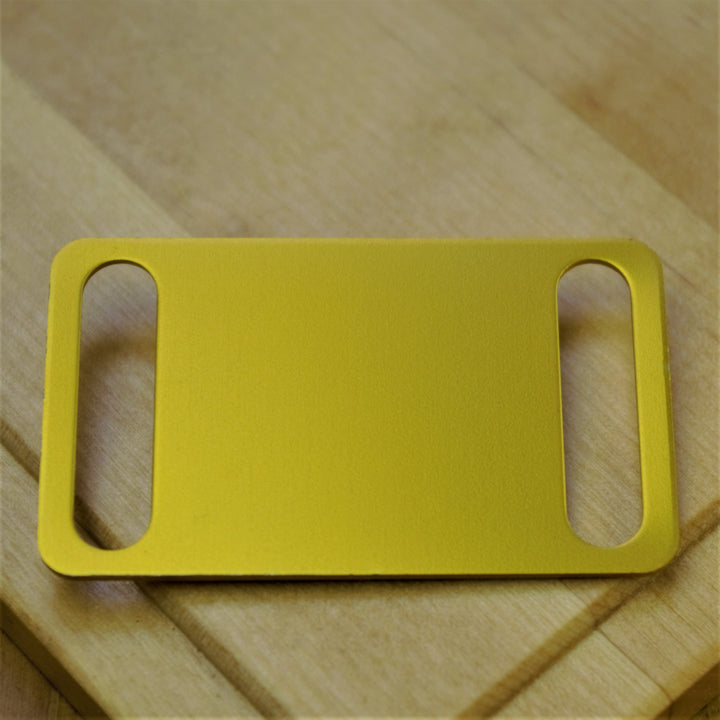 Easy Fit Coloured Aluminium Agility Dog Tag – Large Size (Fits collars up to 24mm wide)