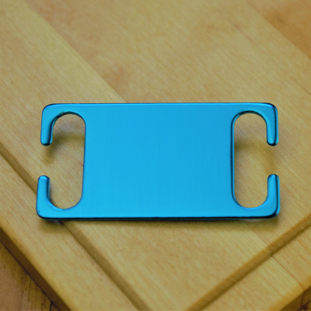 Slide On Coloured Aluminium Agility Dog Tag – Small Size (Fits collars up to 18mm wide)