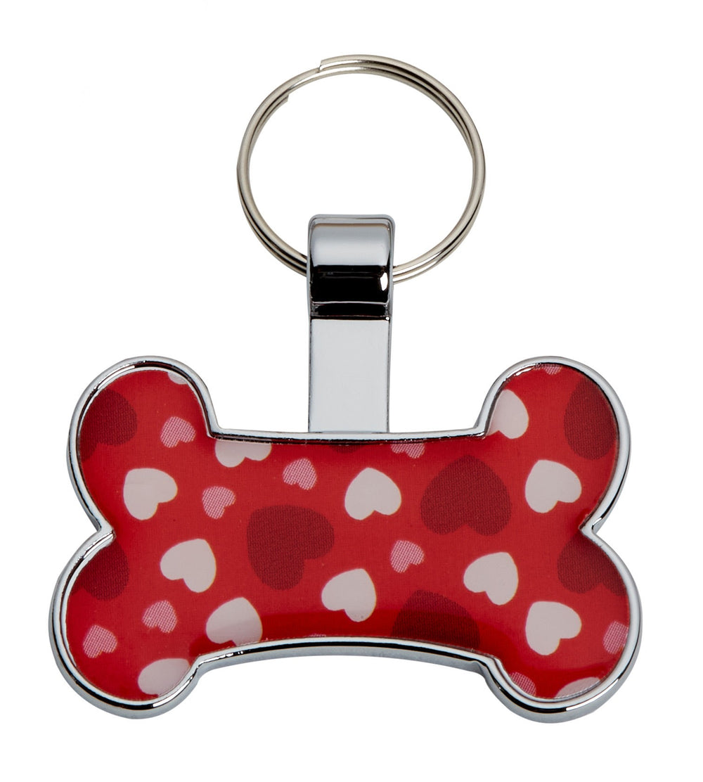 Love Heart Bone Pet Tag